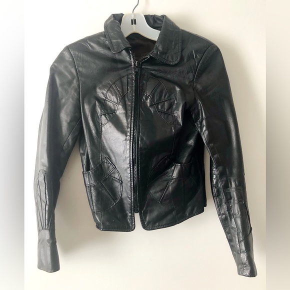 Vintage 70’s Leather Ranch Jacket - Picture 7 of 8